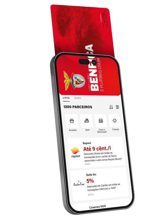 App Benfica: parceiros