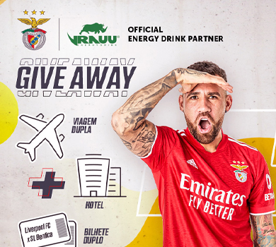 Passatempo Vrauu - Bilhetes Liga dos Campeões Liverpool FC vs. SL Benfica
