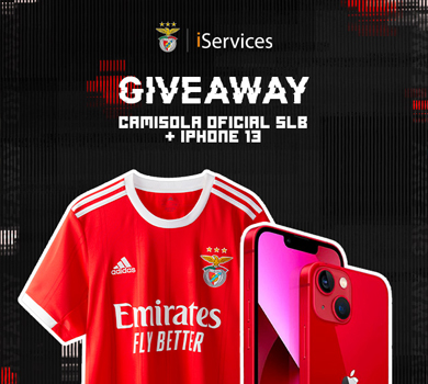 Passatempo iServices - Camisola Oficial 2022/23 e iPhone 13