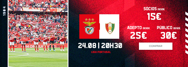 Bilhetes para o jogo SL Benfica x Estrela Amadora