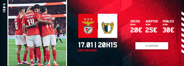 Bilhetes para o jogo SL Benfica vs. FC Famalicão da Liga Portugal, dia 17 de janeiro às 20h15
