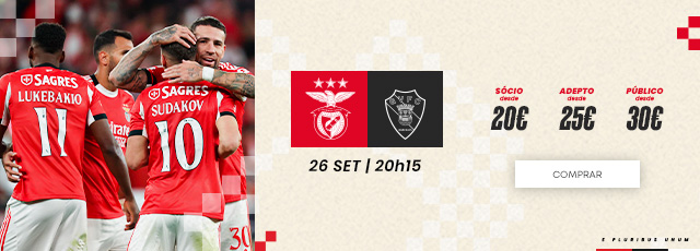 Camisolas Oficiais 25-26 SL Benfica