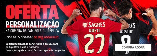 Oferta da Personalização na compra da Camisola ou Réplica!