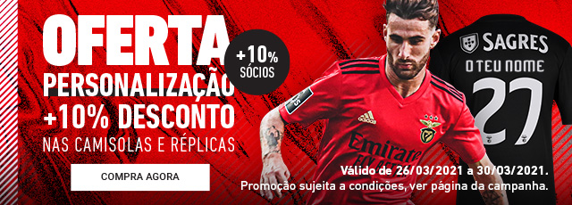 Oferta Personalização Descontos SL Benfica