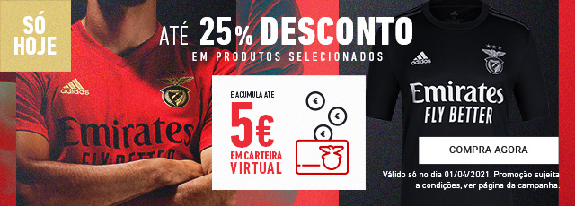 Oferta Personalização Descontos SL Benfica