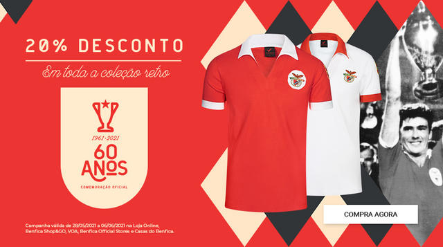 Retro dos 60 Anos Campeão Europeu