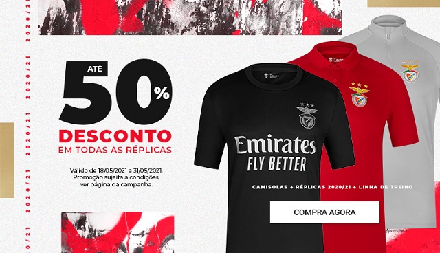 Até 50% Desconto em toda a Linha Réplicas