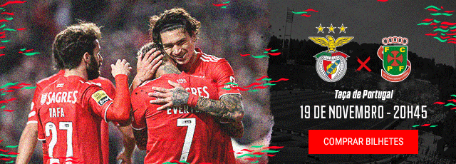 Bilhética do SL Benfica x Paços de Ferreira