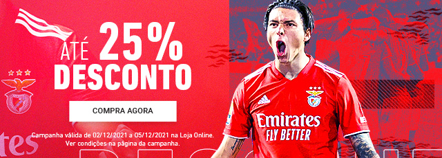 Campanha do dérbi – até 25% desconto na Loja Online