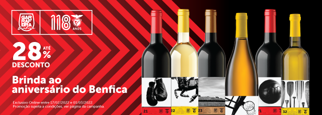 Merchandising – 118 Anos – Até 28% Desconto - Garrafeira
