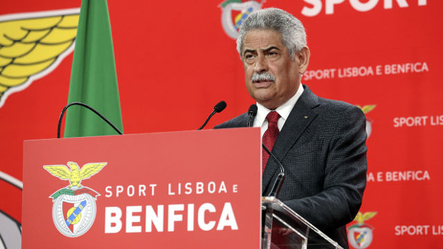 Luís Filipe Vieira Benfica Cerimónia entrega de emblemas