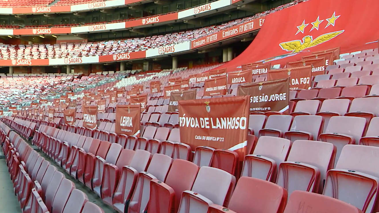 Casas do Benfica nas bancadas