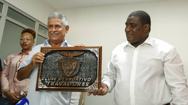 Lu&#237;s Filipe Vieira e Abel Mendon&#231;a