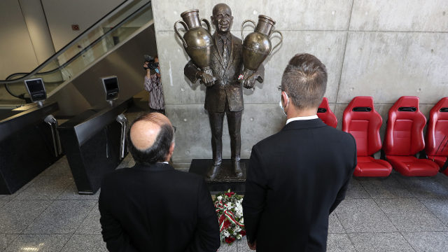 Visita Estádio da Luz Ministro dos Negócios Estrangeiros da Hungria, Peter Szijjártó