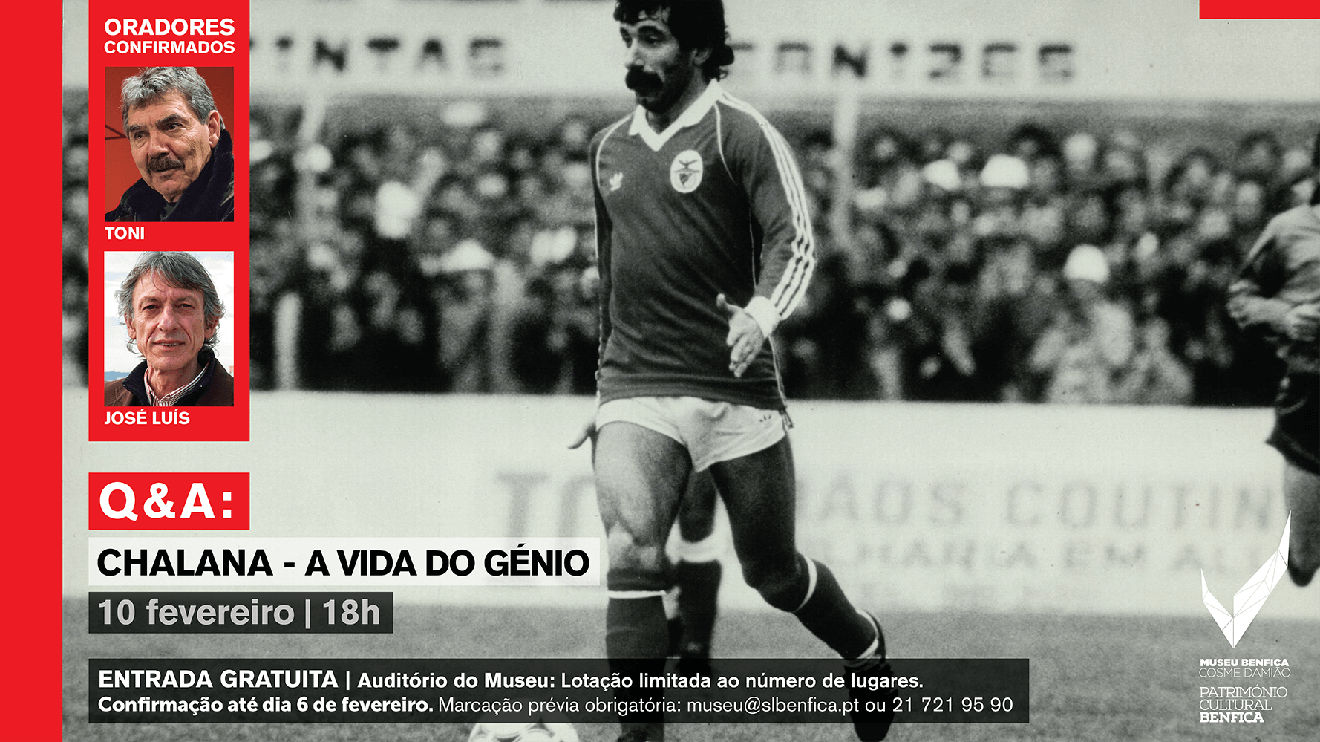 Fernando Chalama Museu Benfica Cosme Damião