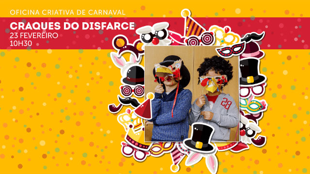 oficina criativa 'Craques do Disfarce'