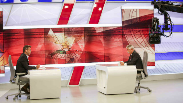 Luís Filipe Vieira em entrevista à TVI
