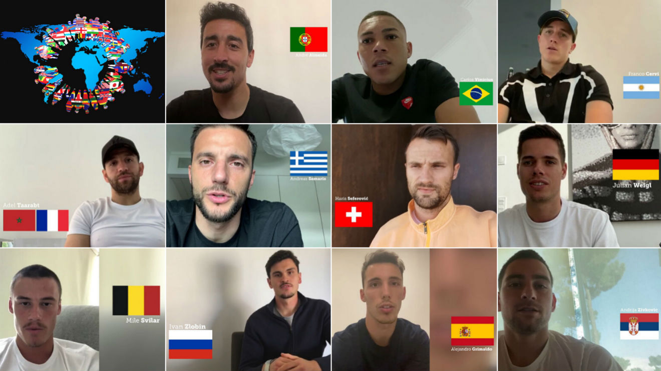 11 jogadores, 11 nacionalidades