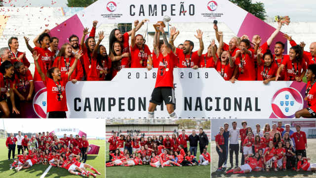 Seniores, Sub-19, Sub-17 e Sub-15 vitoriosas em 2018/19