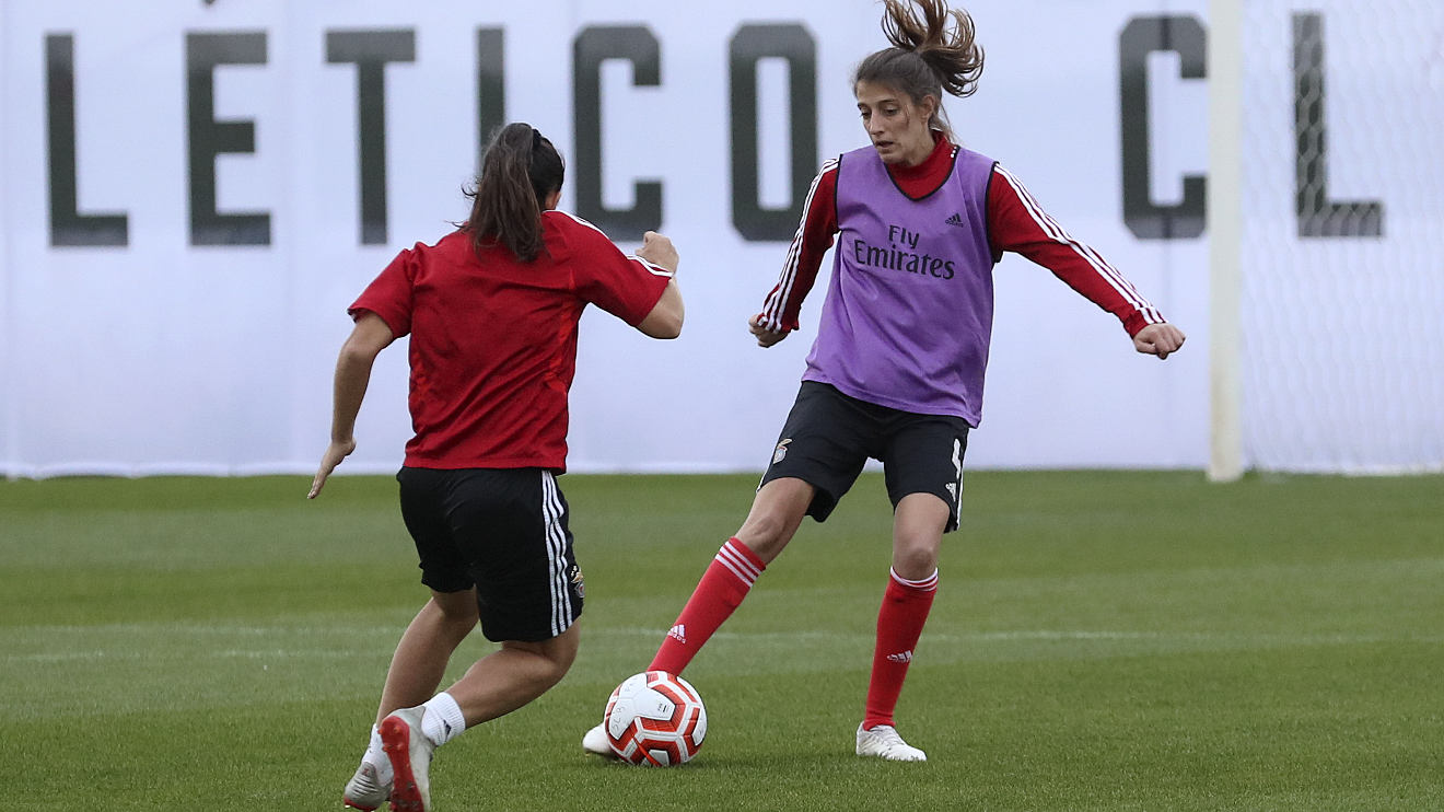 Sílvia Rebelo em treino