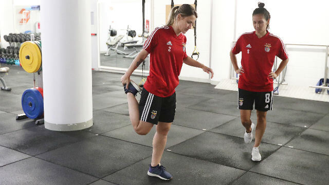 Daiane Rodrigues e Patr&#237;cia Llanos nos testes f&#237;sicos 