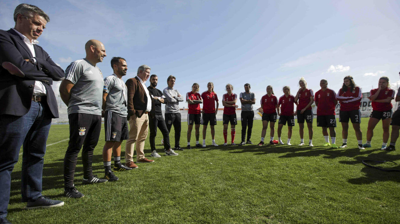 Treino Futebol feminino Benfica