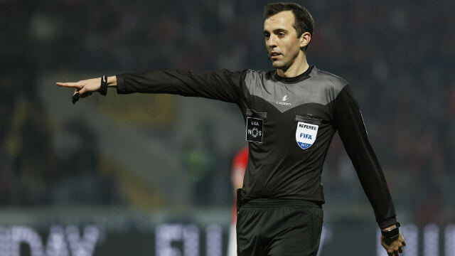 João Pinheiro no Estádio da Luz