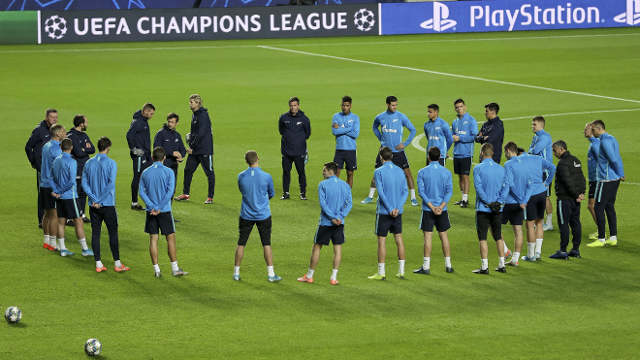 Zenit Treino Estádio da Luz
