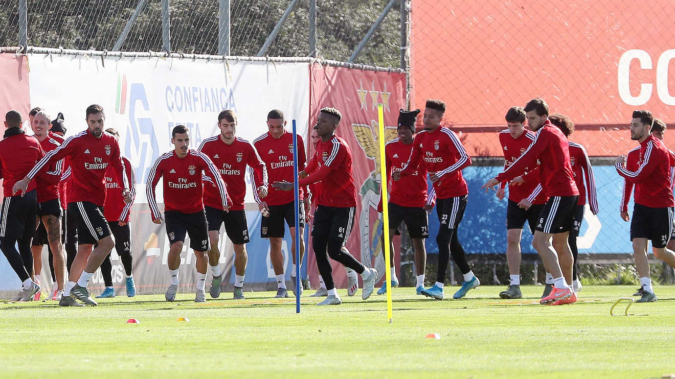 Treino Benfica