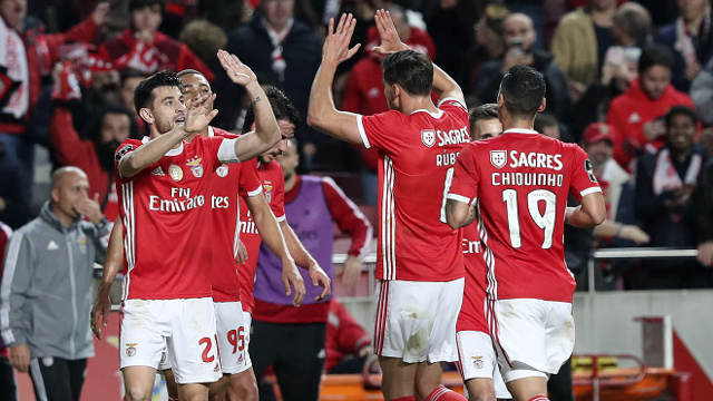 Pizzi e Rúben Dias Benfica-Famalicão