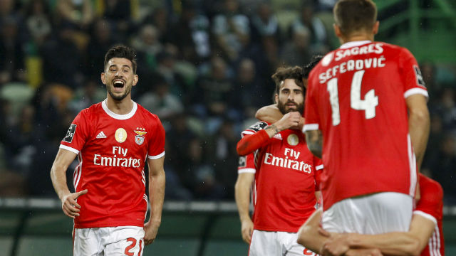 Festejos do Benfica no d&#233;rbi