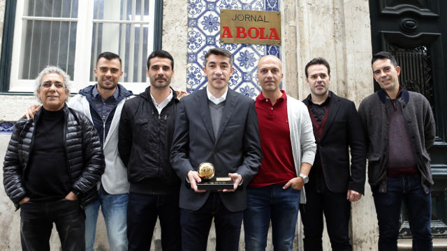 Bruno Lage com a sua equipa t&#233;cnica