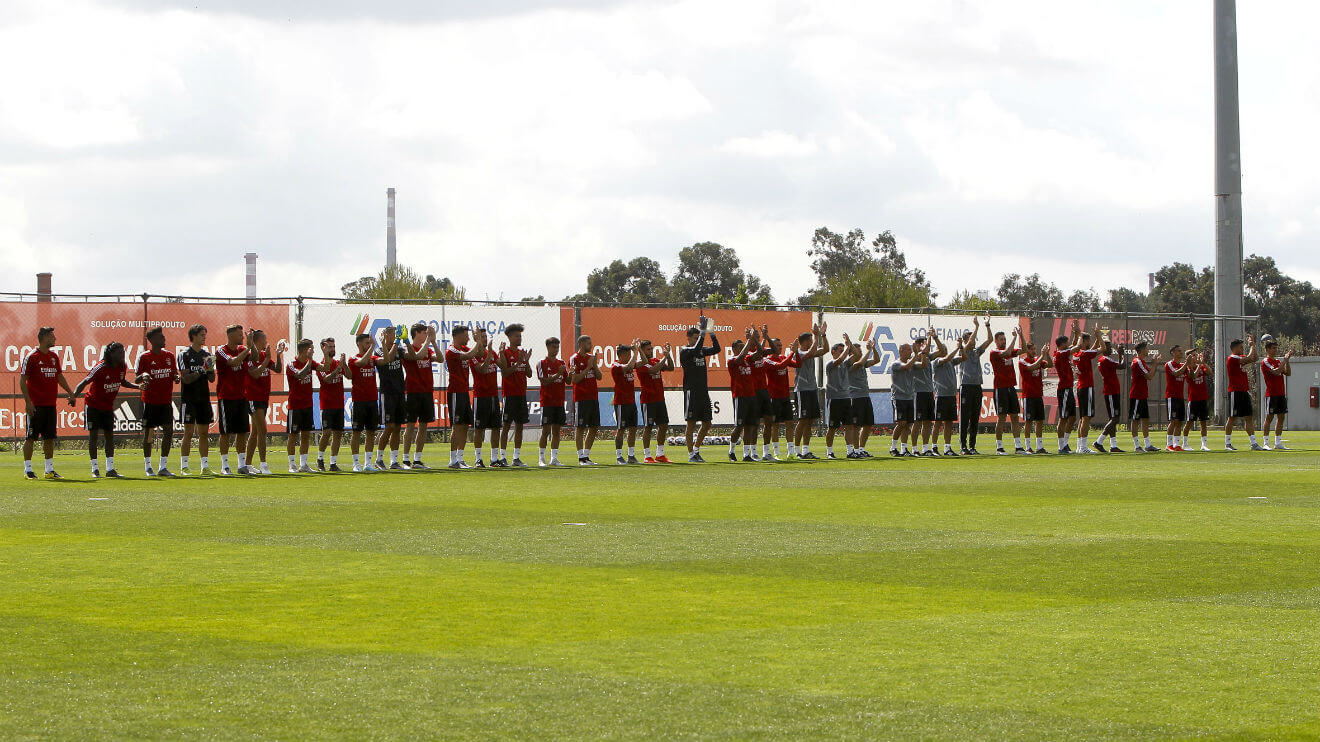 Treino aberto do Benfica