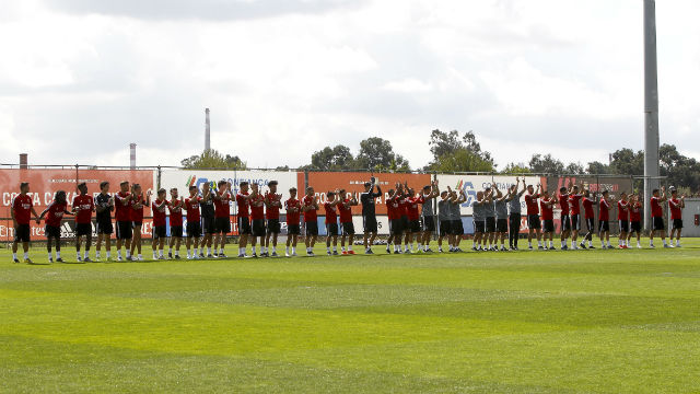 Treino aberto do Benfica