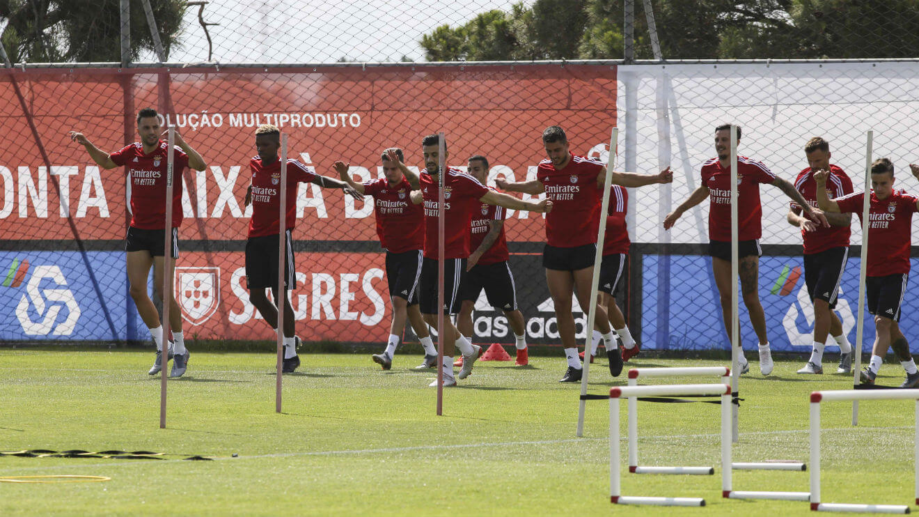 Segunda semana de trabalho do Benfica
