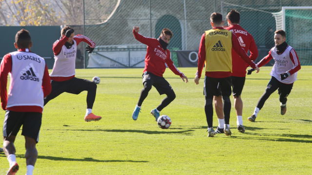 Treino do Benfica na Covilhã