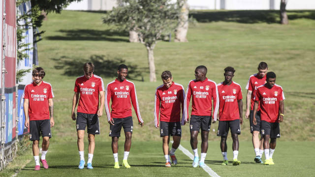 Treino Benfica
