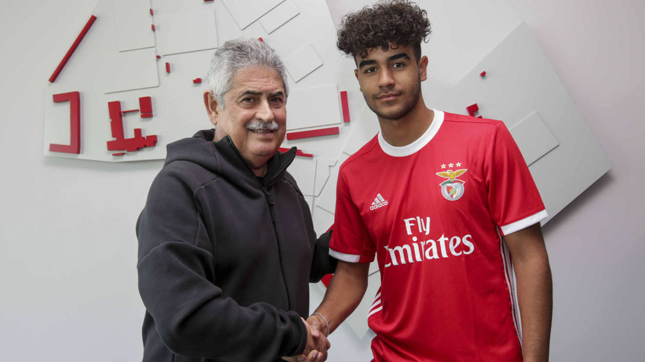 Luís Filipe Vieira e Rafael Brito