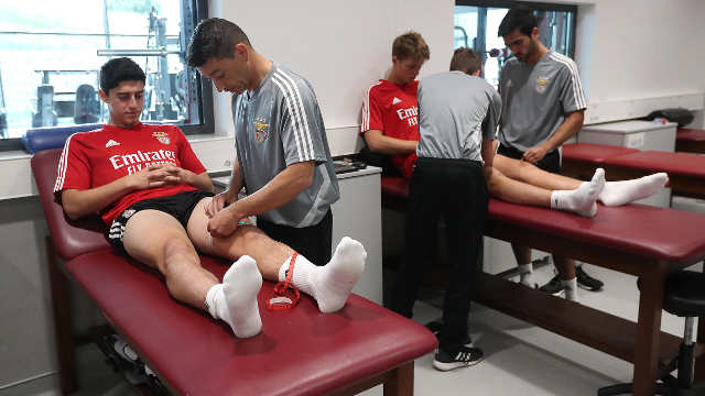 Testes f&#237;sicos no Caixa Futebol Campus