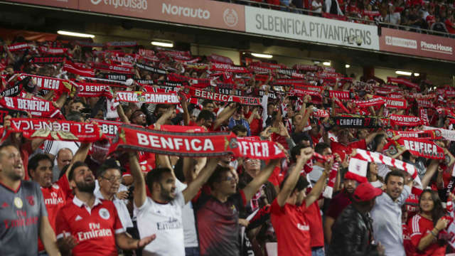 Adeptos do Benfica
