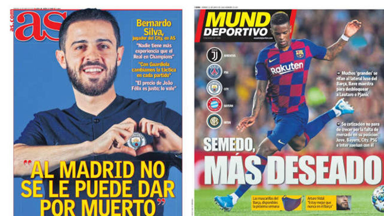 Bernardo Silva e Nélson Semedo
