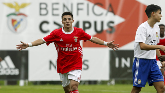 Diogo Nascimento marcou o primeiro golo do jogo