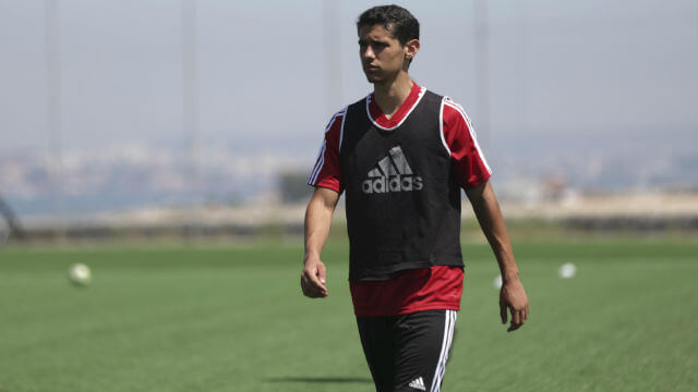 Primeiro treino com bola dos Juniores