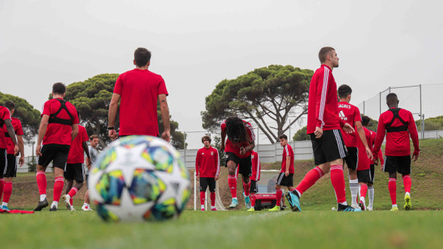 Treino dos Sub-19 do Benfica