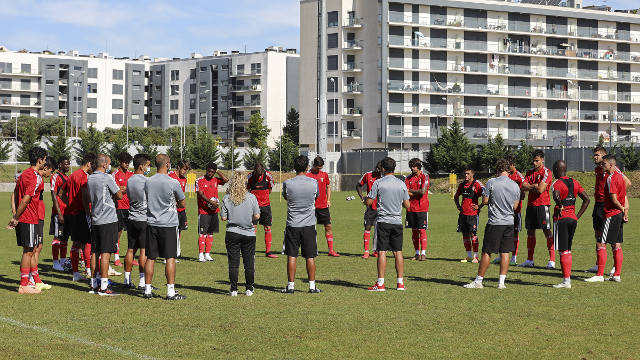 Benfica prepara-se para os quartos de final da Youth League