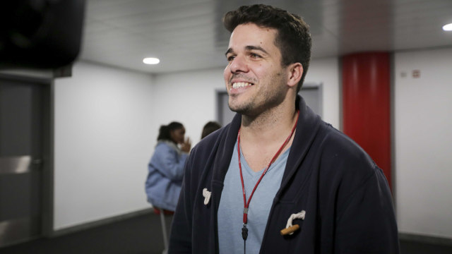 Miguel Sá, psicólogo das modalidades do Benfica a prestar declarações 
