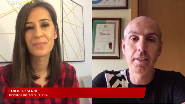 Carlos Resende deu entrevista por videochamada