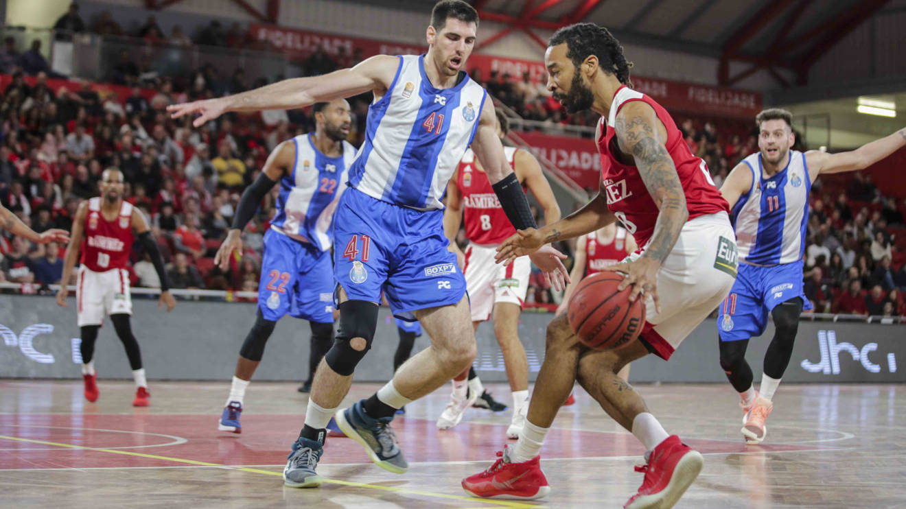 Damian Hollis Benfica-FC Porto Basquetebol