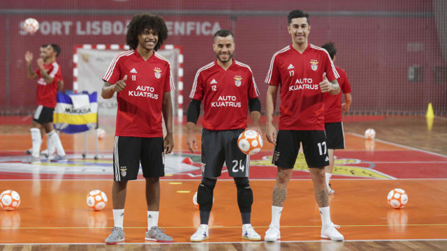 Treino aberto à imprensa