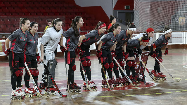 Benfica-Manlleu Hoquei em Patins feminino